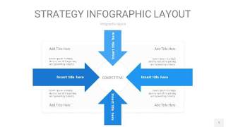 蓝色战略计划统筹PPT信息图1