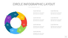多色圆形PPT信息图16