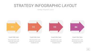 粉黄色战略计划统筹PPT信息图6