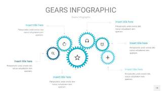 宝石蓝齿轮PPT信息图14