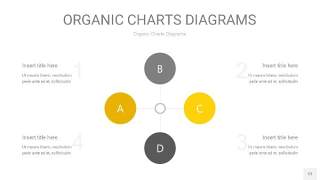 灰黄色循环PPT图表12