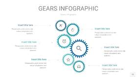 宝石绿齿轮PPT信息图15