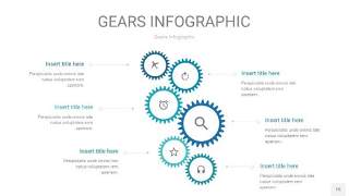 宝石绿齿轮PPT信息图15