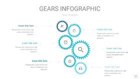 宝石蓝齿轮PPT信息图15