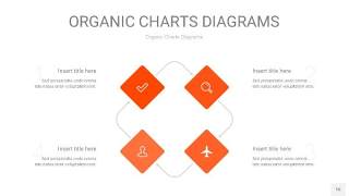 橘红色循环PPT图表16