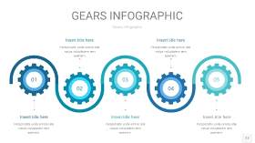 宝石绿齿轮PPT信息图17