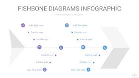 蓝紫色鱼骨PPT信息图表2
