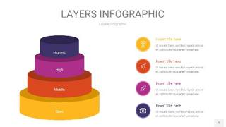 彩色3D分层PPT信息图5