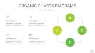 嫩绿色循环PPT图表11