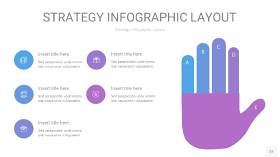 篮紫色战略计划统筹PPT信息图12