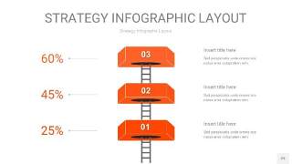 橘红色战略计划统筹PPT信息图29