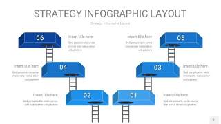 蓝色战略计划统筹PPT信息图31