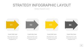 灰黄色战略计划统筹PPT信息图6