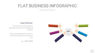 扁平商务PPT信息图8