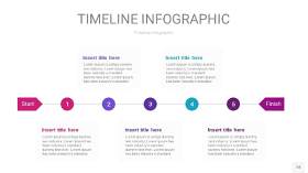 粉紫蓝色时间轴PPT信息图18