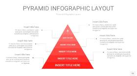 红色3D金字塔PPT信息图表20