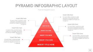 红色3D金字塔PPT信息图表20