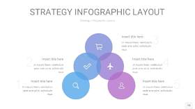 篮紫色战略计划统筹PPT信息图18