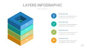 多彩3D分层PPT信息图17