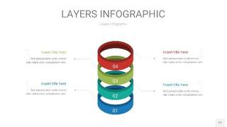 多彩3D分层PPT信息图21