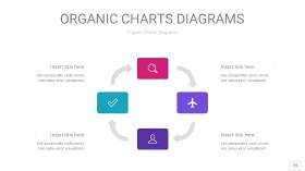 玫瑰紫色循环PPT图表15