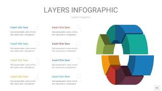 多彩3D分层PPT信息图55