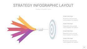 粉黄色战略计划统筹PPT信息图27