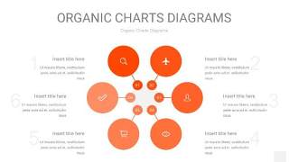 橘红色循环PPT图表7