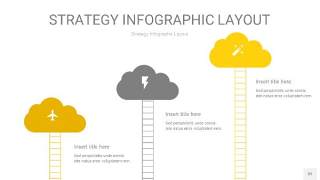 灰黄色战略计划统筹PPT信息图32