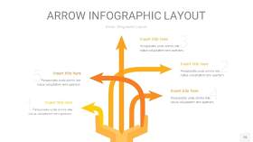 黄色箭头PPT信息图表15
