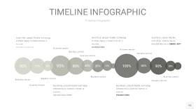 灰色时间轴PPT信息图26