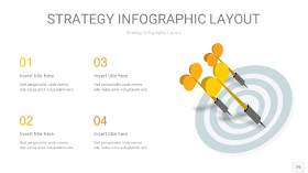 黄色战略计划统筹PPT信息图25