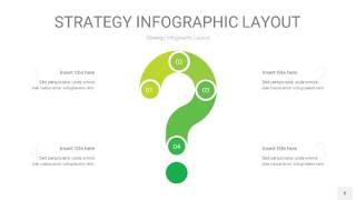 嫩绿色战略计划统筹PPT信息图8
