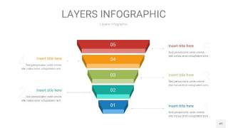 多彩3D分层PPT信息图49