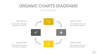 灰黄色循环PPT图表15