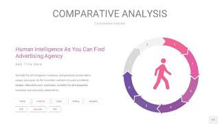 渐变粉色用户人群分析PPT图表11