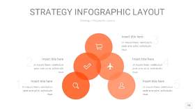 橘红色战略计划统筹PPT信息图18