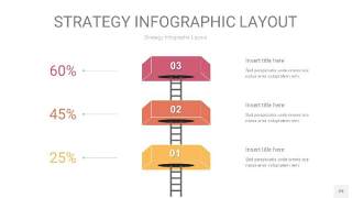 粉黄色战略计划统筹PPT信息图29
