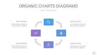 紫蓝色循环PPT图表15