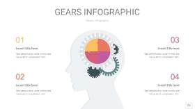 粉黄色齿轮PPT信息图21