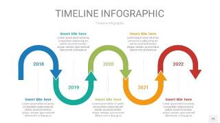 彩色时间轴PPT信息图25