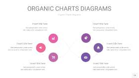 粉紫色循环PPT图表14
