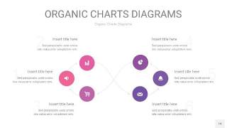 粉紫色循环PPT图表14