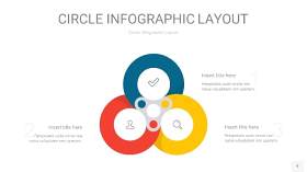 多色圆形PPT信息图9