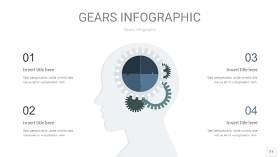 深天蓝色齿轮PPT信息图21