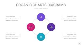 玫瑰紫色循环PPT图表10