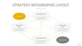 灰黄色战略计划统筹PPT信息图3