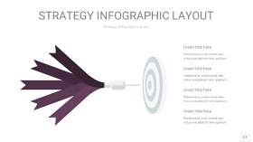 深紫色战略计划统筹PPT信息图27