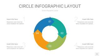 多彩圆形PPT信息图13