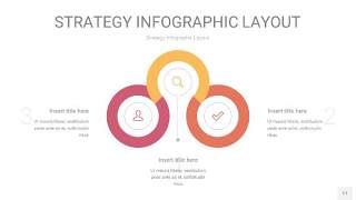 粉黄色战略计划统筹PPT信息图17
